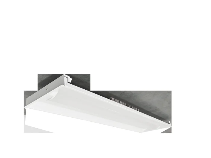 1×4 Volumetric Troffer, 4900 Lumen Max, Wattage and CCT Selectable, Dimmable, 120-347V