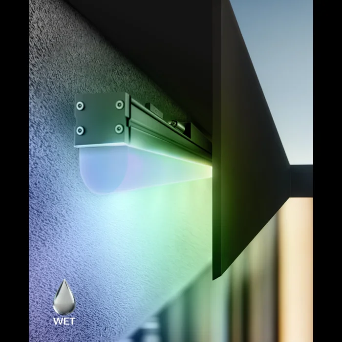 1.5-Inch Pixel RGBW Outdoor LED Linear Ceiling Light