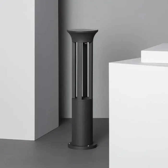 1.5W Mahaut Solar LED Outdoor Bollard 60cm – Ledkia