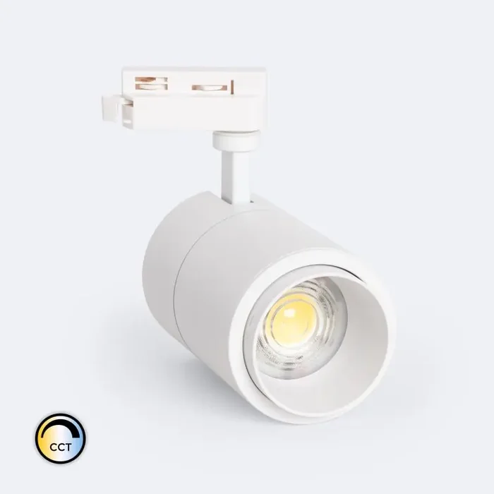 1-Circuit Track LED Spotlight 30W Pulyx Multi Angle 15-60º Dimmable Selectable CCT – Ledkia