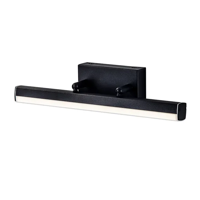 1 Light 6W LED Wall Lamp Small Adjustable, Sand Black IP44 (1230SKA59A)