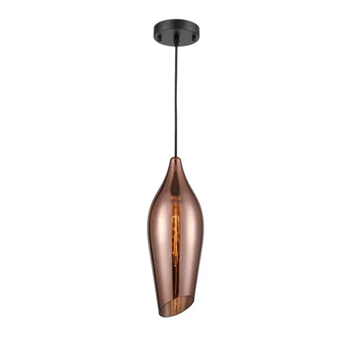 1 Light Copper glass pendant (0194TAPPCH194)