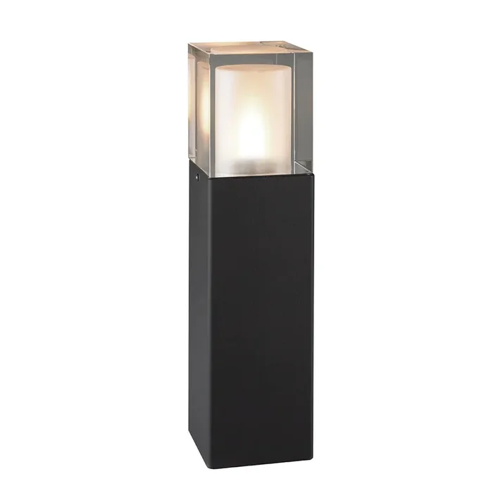 1 Light Exterior Medium Bollard (0178AREMBLK)