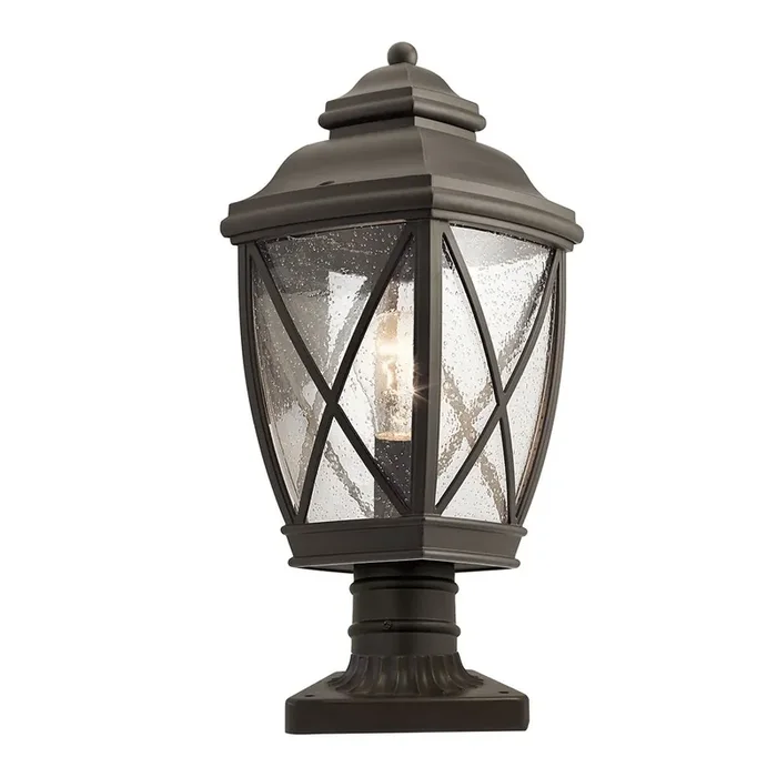 1 Light Exterior Post IP44 – 45cm height – Olde Bronze (0178TAN3M)
