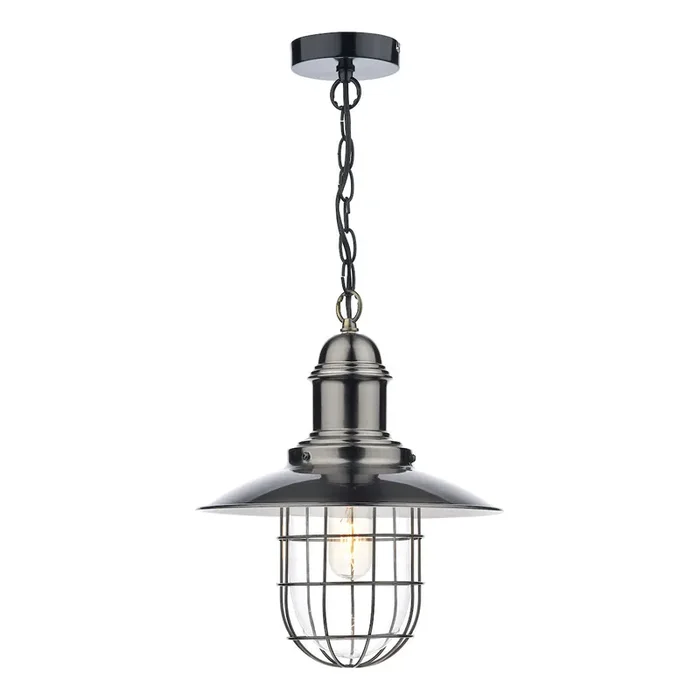 1 Light Pendant Antique Chrome (0183TER0161)