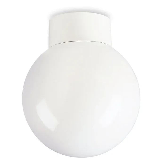 1 Light Porch / Bathroom ceiling light – White (08881091WH)