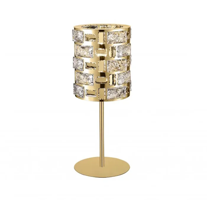 1 light Table Lamp – Crystal and Gold (0268LOLTLG)