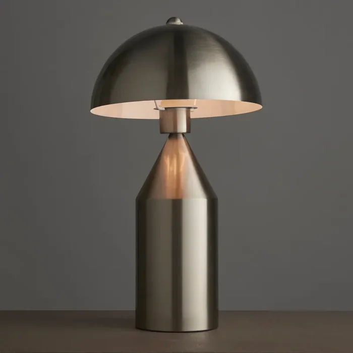 1 Light Table Lamp in Brushed Nickel Plate (0711NOV95469)