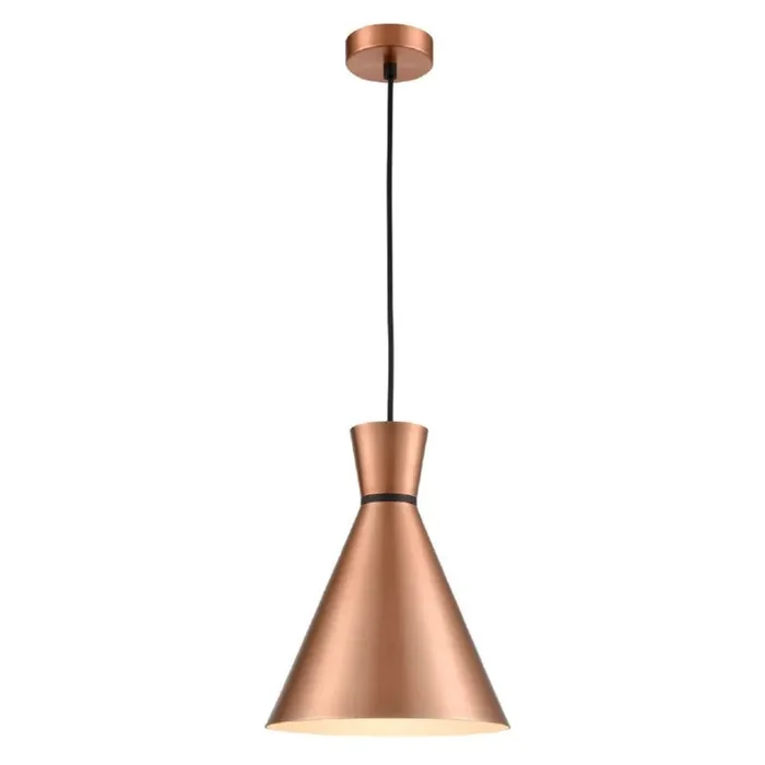 1 Medium (250mm) Light pendant – Copper with black accent (0194HAPPCH216)