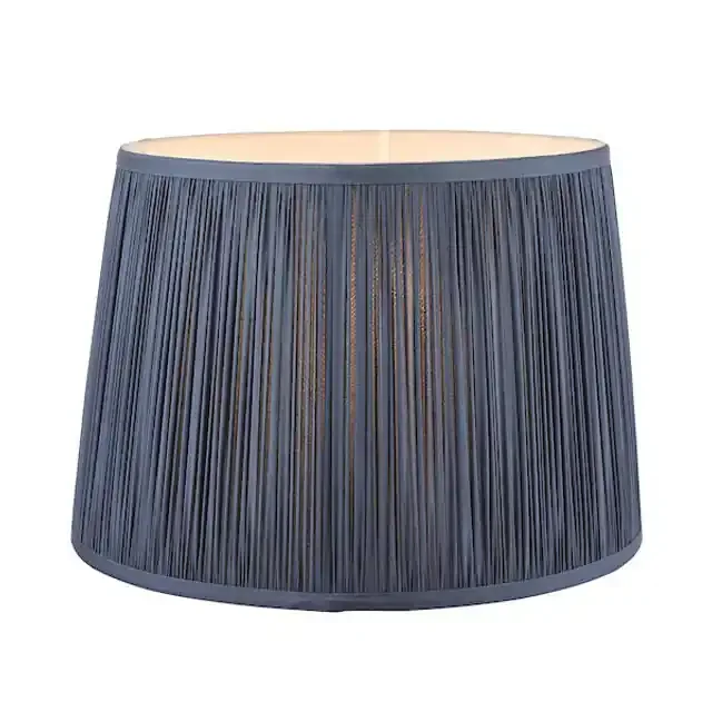 10″ Hemsley Pleated Midnight Blue Shade Only