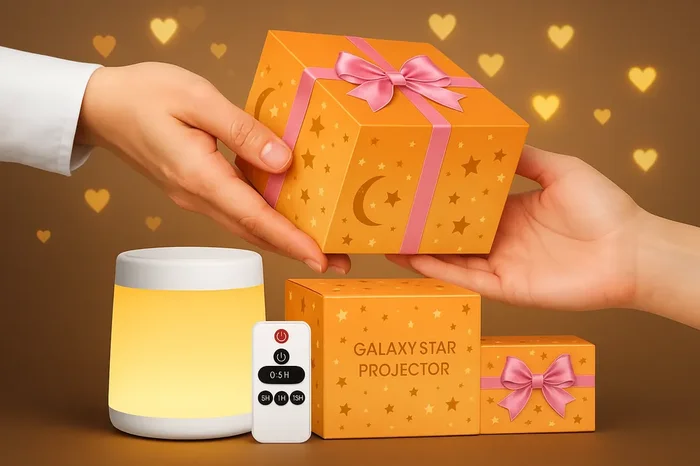 10-Colour Dimmable LED Night Light for Kids