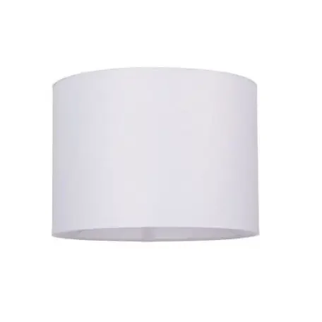 10 inch Vintage White Cotton Fabric Shade (071177511)