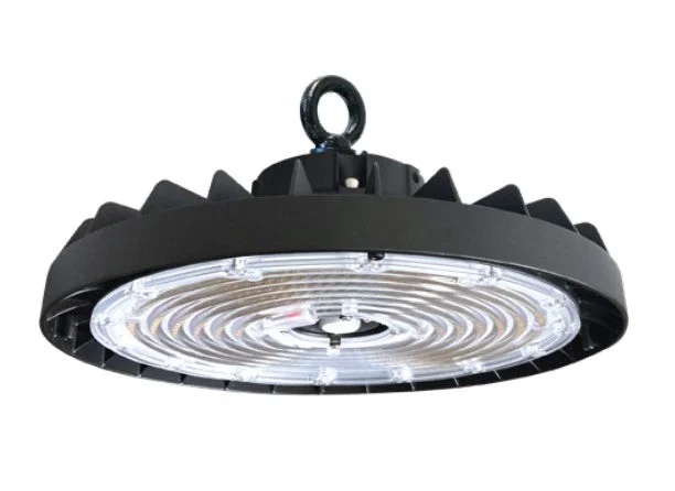 100/150/200 Watt LED Black 120-277V Round High Bay 3500/4000/5000K