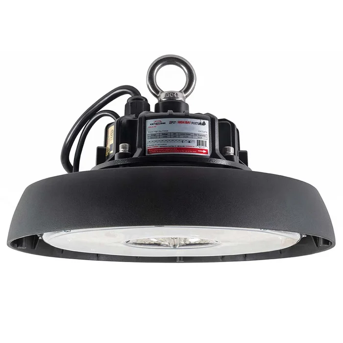 100 Watt 12968 Lumen Dimmable XFit LED Round High Bay Fixture 120-277V 4000K