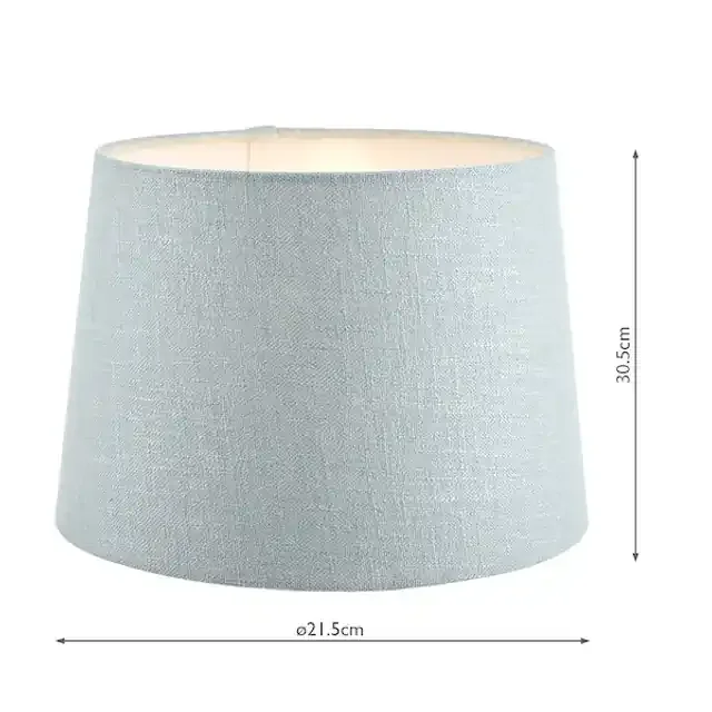 12″ Bacall Duck Egg Linen Empire Shade Only