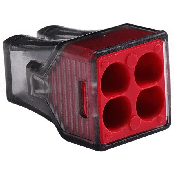 12 AWG 4 Port 600 Volt Push In Wire Connector (5600PC Pack)