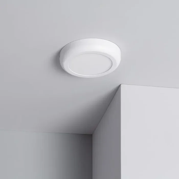 12W Daylight Warm White LED Flush Ceiling Light D180 mm – Design – Online Lighting