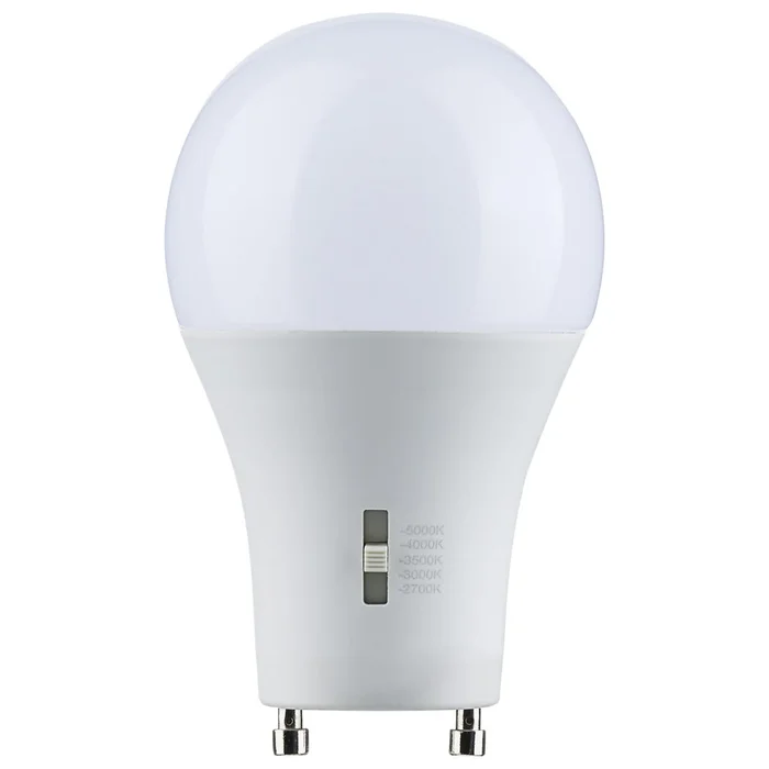 14 Watt LED Dimmable A19 Color Selectable GU24 Light Bulb 2700/3000/3500/4000/5000K