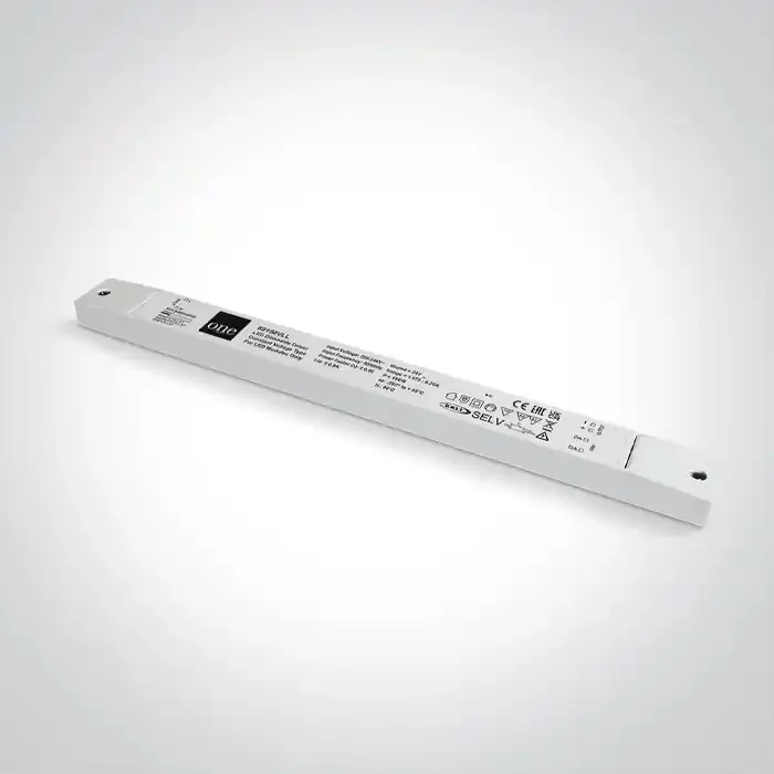 15-150W 24V DC DALI and Push to dim dimmable constant voltage driver, suitable to install inside profile, IP20.
