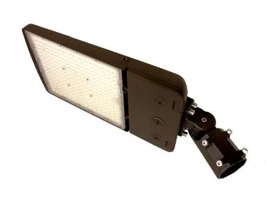 150/175/200 Watt 120-277V LED Changeable Optic Area Light Upper Knuckle Mount 3000/4000/5000K