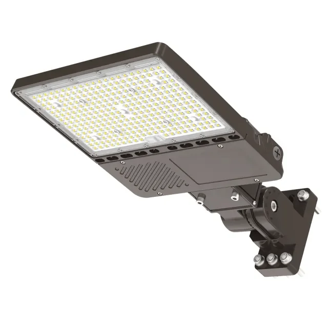 150W LED Parking Lot Light with Photocell – Wattage Tunable (150W/120W/90W), 22,500 Lumens, 5000K Daylight, Slip Fitter Mount – Outdoor LED Pole Light