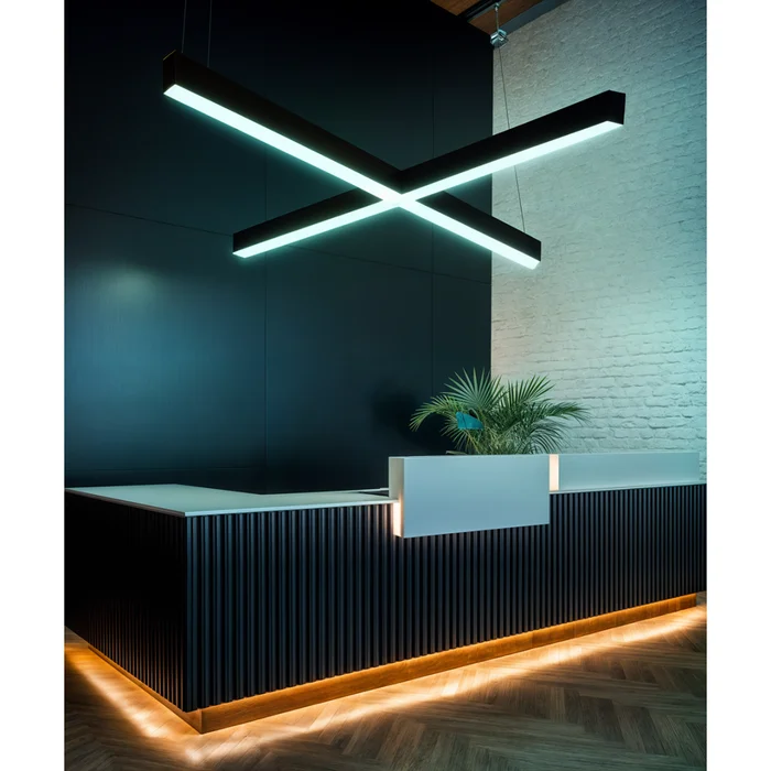 2.5-Inch RGBW Color Changing X-Shaped LED Pendant Light