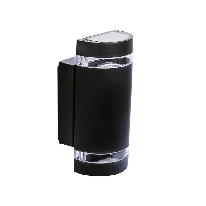 2 light Up Down Black Curved Outdoor light IP44 (1473Z22441)