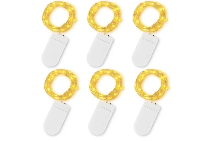 20 LED Battery Operated Fairy Lights – Copper Wire String Lights for Indoor & Outdoor Décor – UK