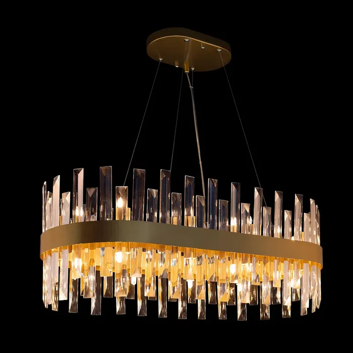 20 Light Oval Pendant in Satin Gold (1476ZEN20ASG)