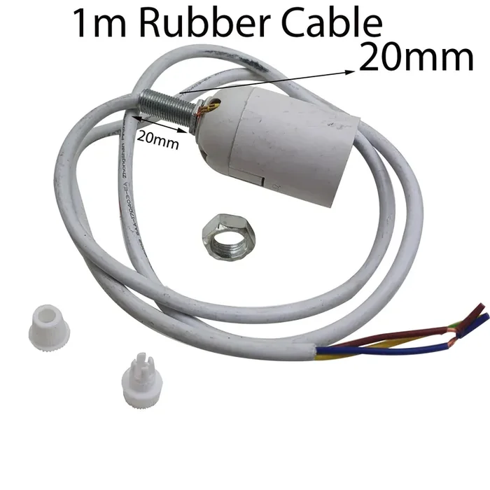 20mm Ceiling Pendant Light Fitting White Plastic Light Bulb Pendant Holder