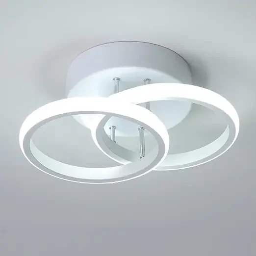 22W LED Ceiling Light – Dual Circle Design