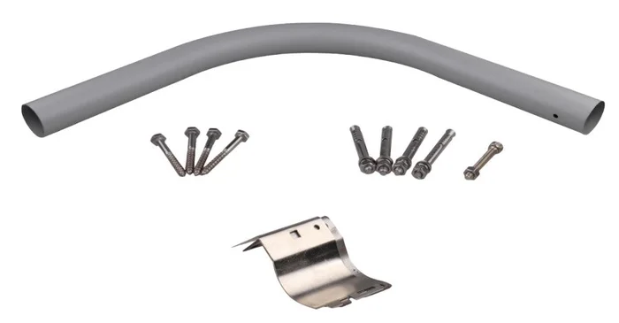 24 Inch Curved Arm Mounting Pole For Keystone Barn Light