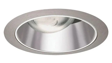 26PT-SC 6″ LED, Line Voltage, Straight Cone Trim, Pewter Reflector, Satin Chrome Trim