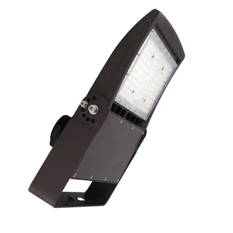 2nd Gen 150W LED Flood Light – 120-277V – U-Bracket Mount – Bronze Housing – High Lumen Output