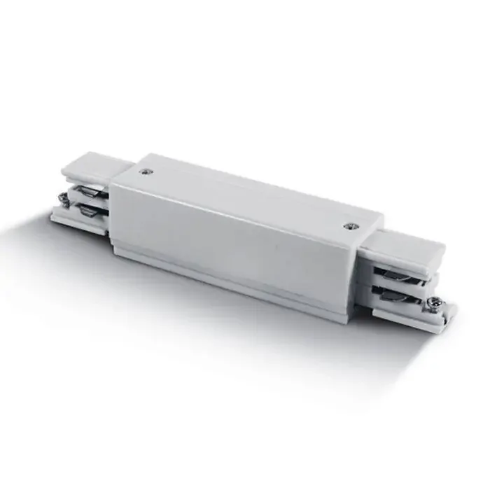 3 Circuit Straight Live Connector – White – Online Lighting