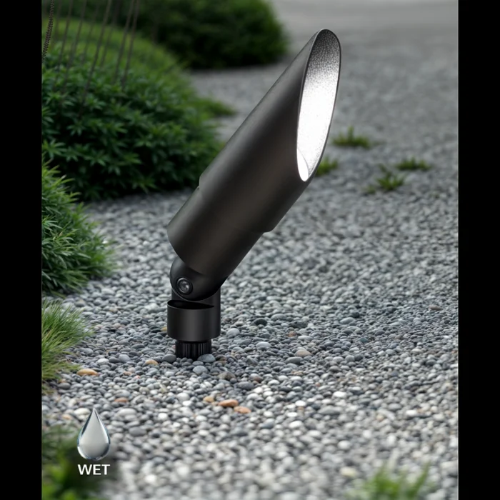 3-Inch Adjustable Outdoor 120V LED Landscape Spotlight