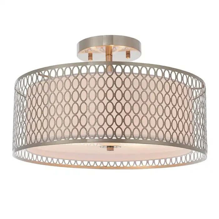 3 Light Pendant in Satin Nickel with Frosted Glass (0711COR81966)