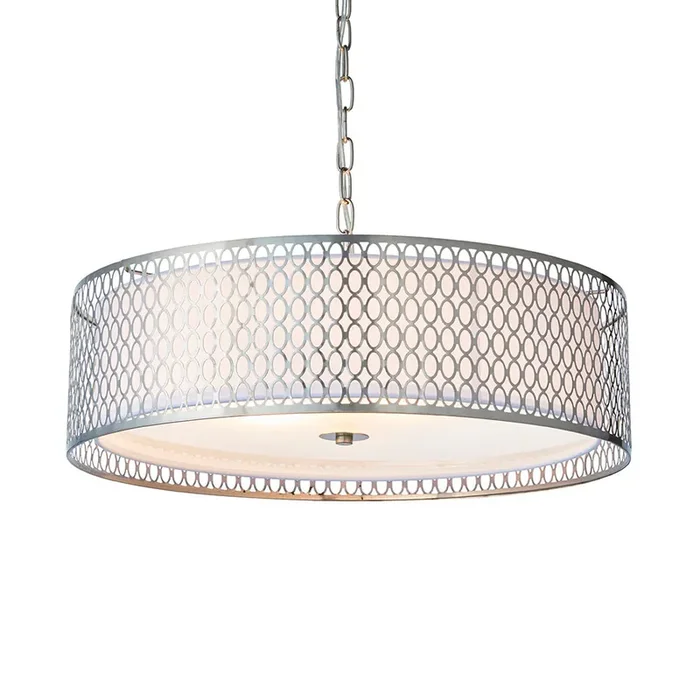 3 Light Pendant in Satin Nickel with Frosted Glass (0711COR81969)