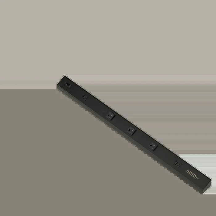 30 Inch Atom 120V Low Profile Power Strips With Receptacles