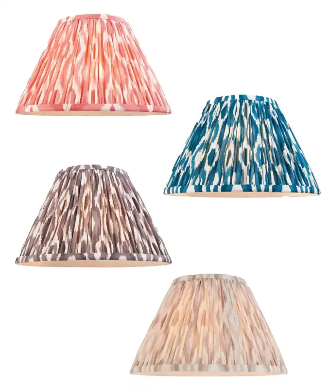 300mm Pleated Fabric Shade – 4 Colour Options
