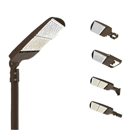 300W LED Parking Lot Light – Photocell-Ready Top Socket & Slip Fitter Mount, 5000K, 45000 Lumens