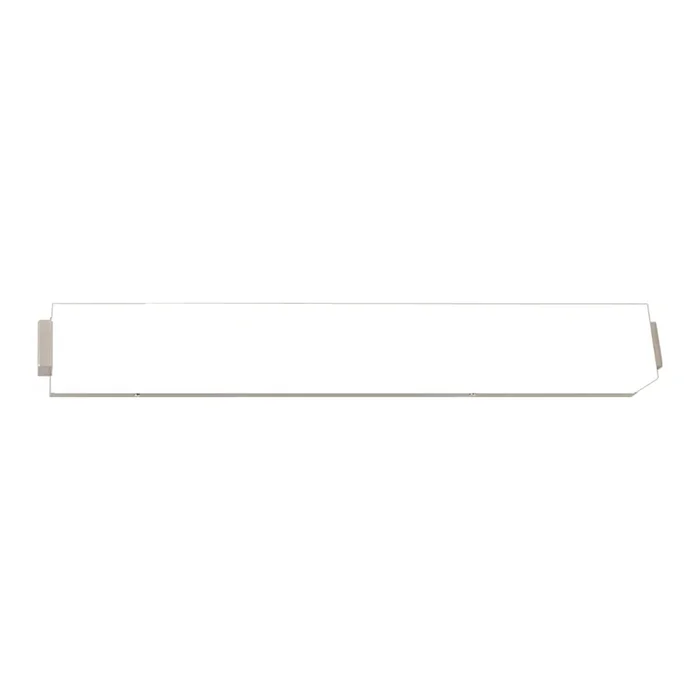 36″ LED Multi-CCT Vanity Light with Square PC Lens, 30W, 2000 Lumens, Brushed Nickel
