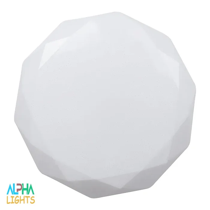 36W LED Flush Mount Ceiling Light – Adjustable Diamond Fixture