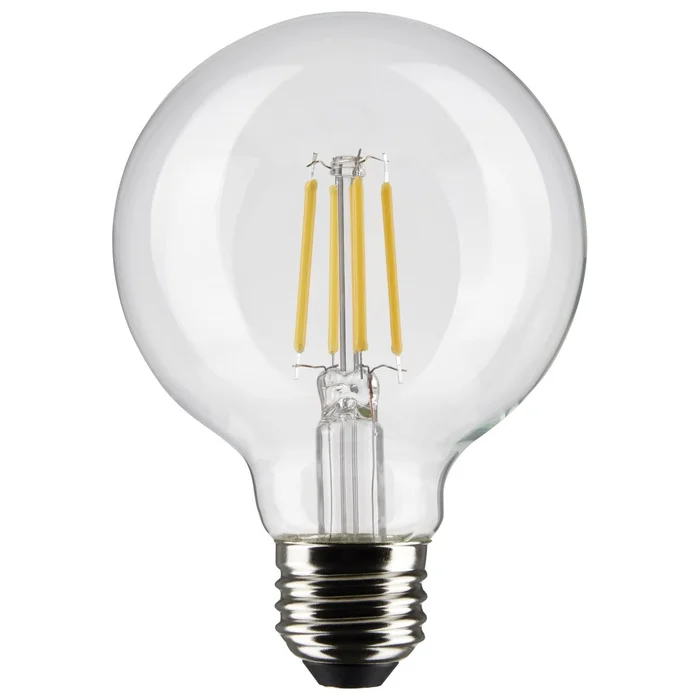 4.5 Watt Clear LED G25 Globe Filament 90 CRI Light Bulb