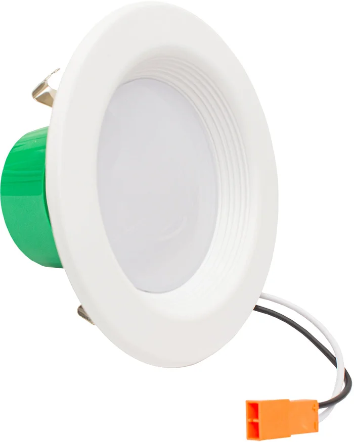 4″ LED Retrofit Downlight, Baffle Trim, CCT Selectable, 10 watt, 120V, Multiple Finishes