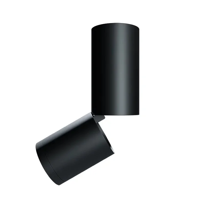 4″ Tilt Head Indoor Cylinder Light, 1600 Lumens, Wattage and CCT Selectable, 120-277V, Black or White Finish