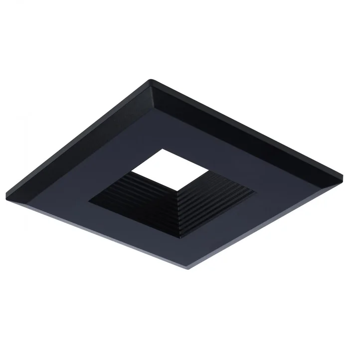 4 Inch Square Deep Baffled Trim For Satco Downlight