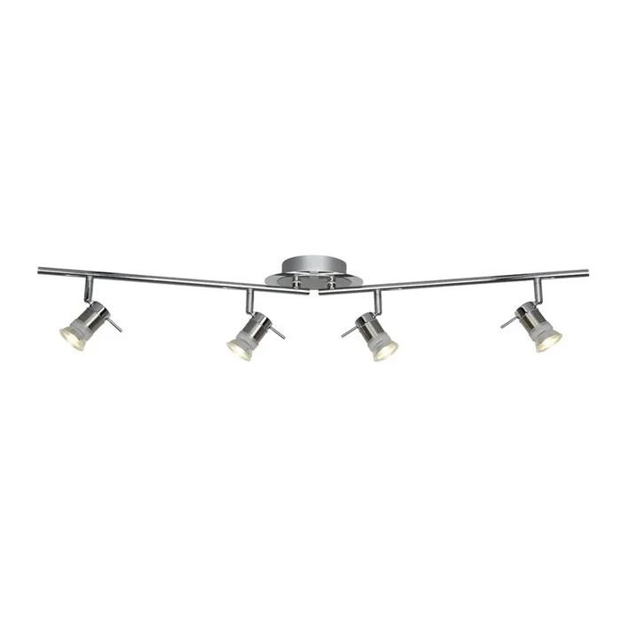 4 Light Bathroom spotlight Polished Chrome IP44 (04837444CCLED)