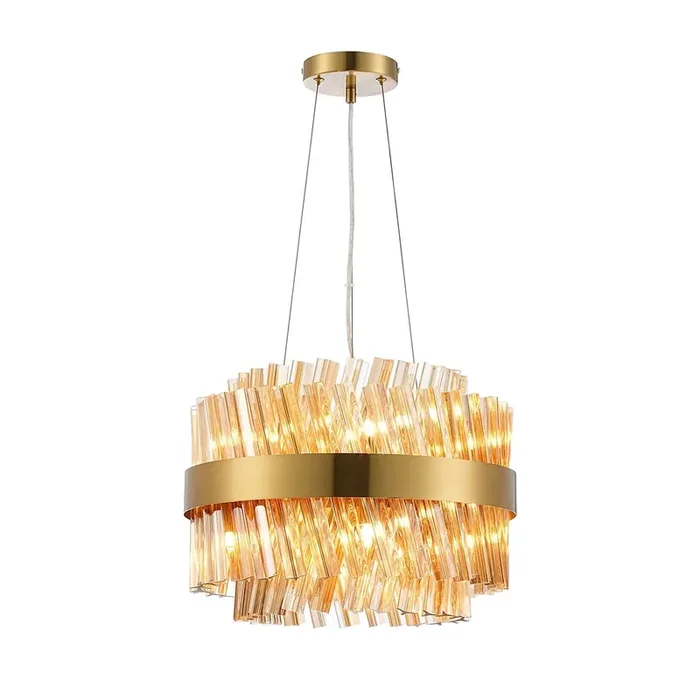 40cm 10 Light Round Pendant G9 – Available in 9 finishes (UNIS40)