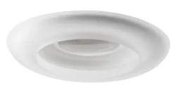 4181CLEAR 4″ Line Voltage Perimeter Frosted Glass Trim with Clear Glass Center, Clear Trim